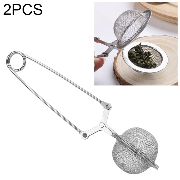 Infusore per tè in acciaio inox con filtro a sfera 2 pezzi