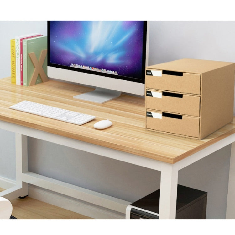 2 pezzi A4 scatola portaoggetti da scrivania in carta, schedario per studenti, scatola di finitura, armadio portaoggetti multistrato, Multi-layer Drawer Storage Cabinet