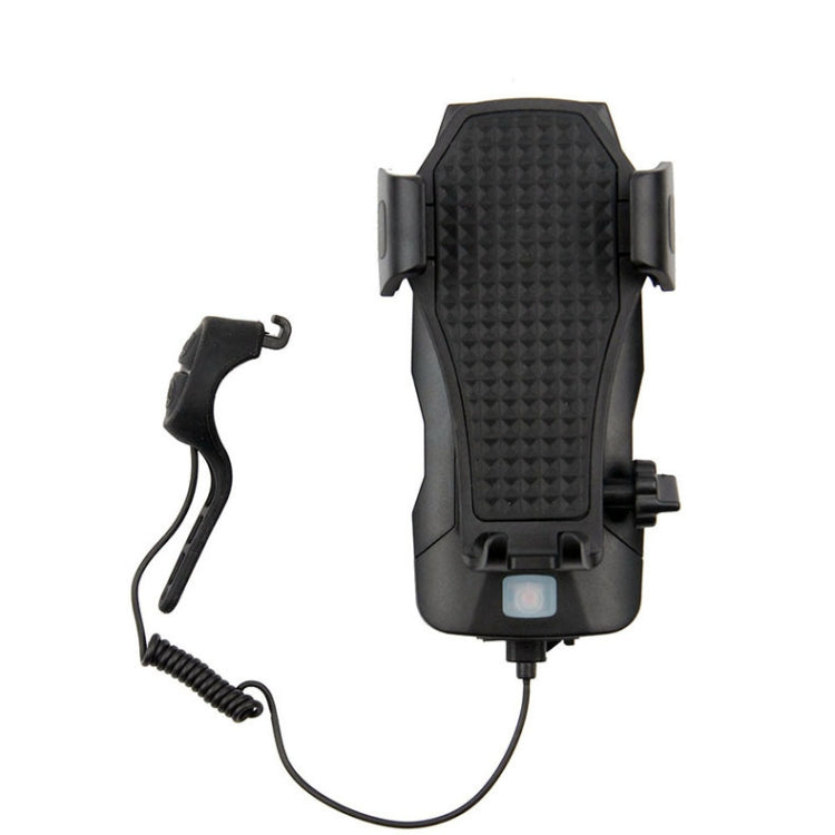 Luce per bicicletta da 500LM, supporto per telefono cellulare, luce anteriore da guida multifunzione con clacson, 4000 mAh (Black), 4000 mAh (Black Red), 4000 mAh (Black Blue), 4000 mAh (Black Orange), 2400 mAh (Black Red), 2400 mAh (Black Blue)       ...