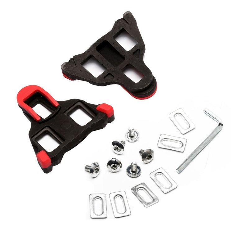 Set di 3 stecche per bicicletta, piastra di bloccaggio da strada a 6 gradi, speciale per scarpe da bici da strada, DH0501 Yellow, DH0501 Red, DH0501 Pad