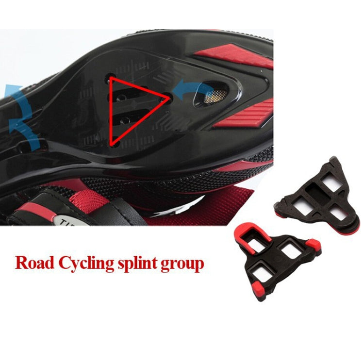 Set di 3 stecche per bicicletta, piastra di bloccaggio da strada a 6 gradi, speciale per scarpe da bici da strada, DH0501 Yellow, DH0501 Red, DH0501 Pad