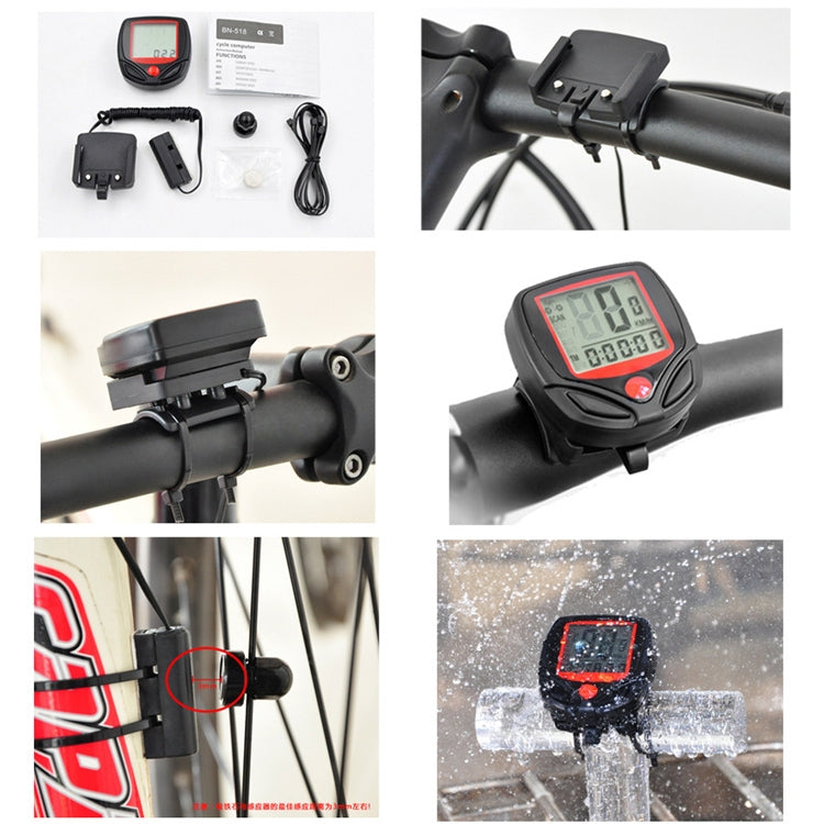 2 PCS YS268A Tabella dei codici Tachimetro Contachilometri per bicicletta Tabella dei codici per mountain bike, YS268A
