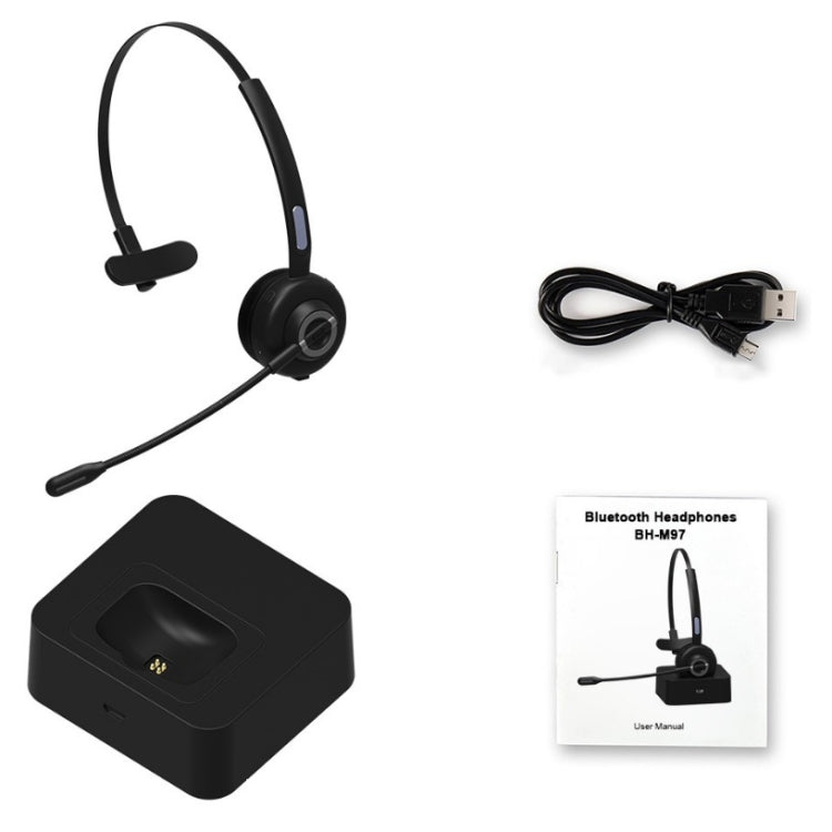 Auricolare Bluetooth 5.0 con base di ricarica