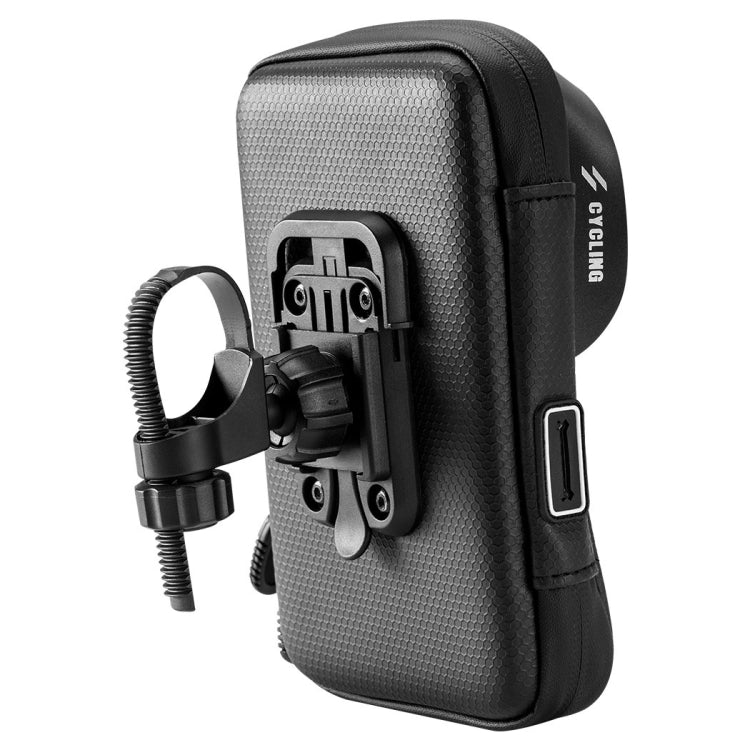 Borsa da bicicletta Borsa da manubrio Borsa da sella impermeabile per touch screen, 6inch