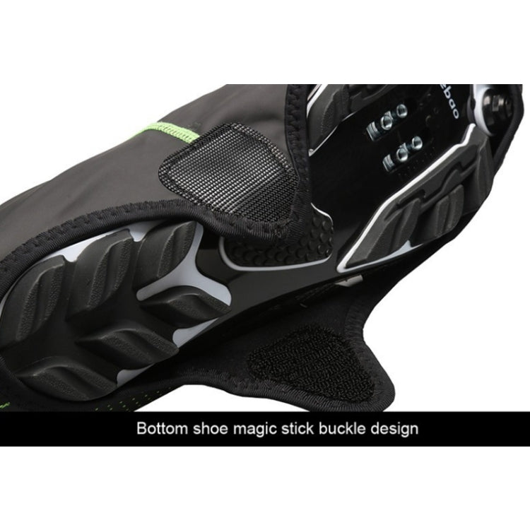 Copriscarpe da ciclismo per sport all'aria aperta per bicicletta Copriscarpe impermeabile antivento caldo invernale Copriscarpe in PU Attrezzatura da ciclismo, M, L