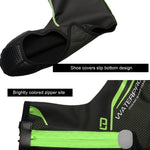 Copriscarpe da ciclismo per sport all'aria aperta per bicicletta Copriscarpe impermeabile antivento caldo invernale Copriscarpe in PU Attrezzatura da ciclismo, M, L