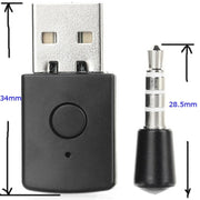 Adattatore per ricevitore controller Bluetooth Ricevitore per cuffie per controller di gioco USB 4.0 per PS5, For PS5