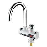 Rubinetto elettrico istantaneo per acqua calda da cucina, scaldabagno caldo e freddo, spina europea, Lamp Display Lower Water Inlet, Lamp Display Side Water Inlet, Lamp Display Leakage Protection Lower Water Inlet                                       ...