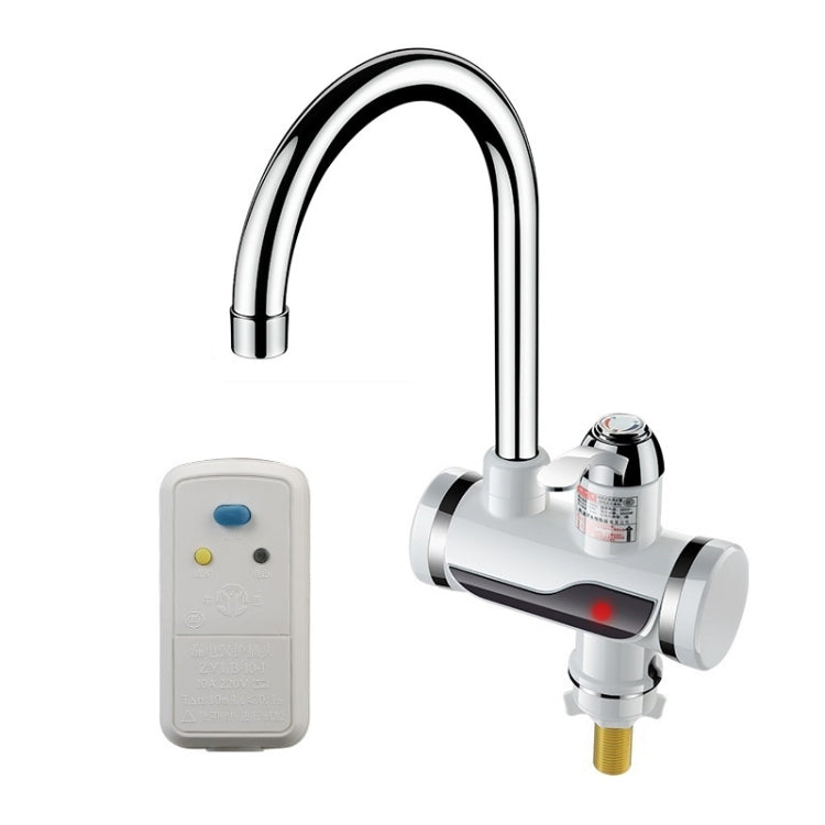 Rubinetto elettrico istantaneo per acqua calda da cucina, scaldabagno caldo e freddo, spina europea, Lamp Display Lower Water Inlet, Lamp Display Side Water Inlet, Lamp Display Leakage Protection Lower Water Inlet                                       ...