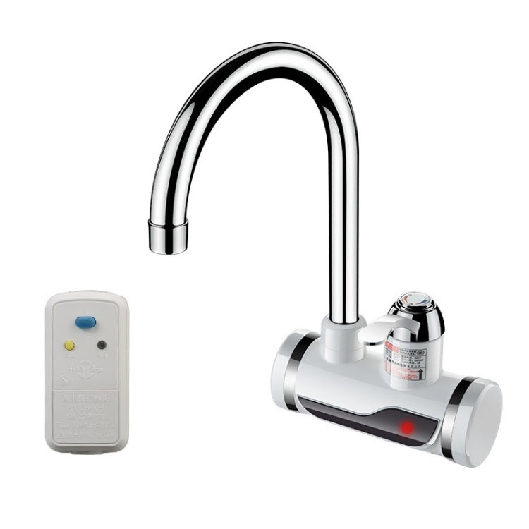 Rubinetto elettrico istantaneo per acqua calda da cucina, scaldabagno caldo e freddo, spina europea, Lamp Display Lower Water Inlet, Lamp Display Side Water Inlet, Lamp Display Leakage Protection Lower Water Inlet                                       ...