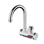 Rubinetto elettrico istantaneo per acqua calda da cucina, scaldabagno caldo e freddo, spina europea, Lamp Display Lower Water Inlet, Lamp Display Side Water Inlet, Lamp Display Leakage Protection Lower Water Inlet                                       ...