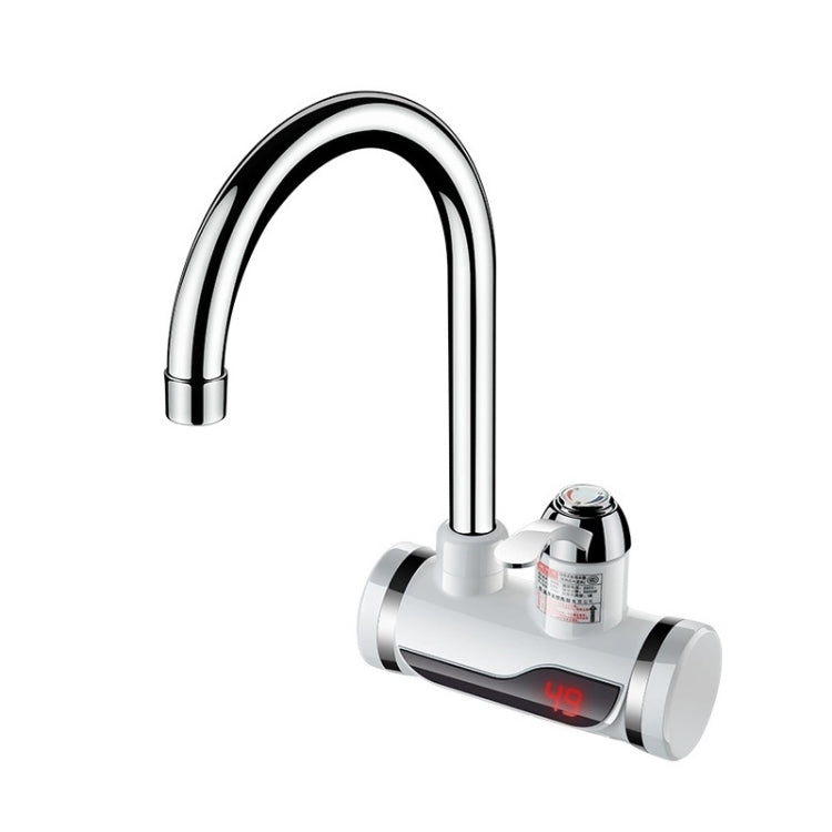Rubinetto elettrico istantaneo per acqua calda da cucina, scaldabagno caldo e freddo, spina europea, Lamp Display Lower Water Inlet, Lamp Display Side Water Inlet, Lamp Display Leakage Protection Lower Water Inlet                                       ...