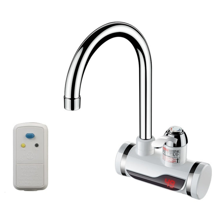 Rubinetto elettrico istantaneo per acqua calda da cucina, scaldabagno caldo e freddo, spina europea, Lamp Display Lower Water Inlet, Lamp Display Side Water Inlet, Lamp Display Leakage Protection Lower Water Inlet                                       ...