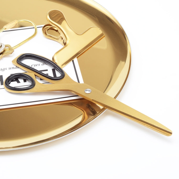 2 forbici asimmetriche per ufficio e per uso domestico Forbici semplici in ottone, Brass Scissors