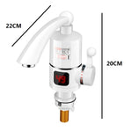 Rubinetto per riscaldamento elettrico con display digitale Riscaldatore di acqua calda istantaneo Spina europea, Digital Display Horizontal Tube, Digital Display Elbow, Digital Horizontal Tube With Leakage Protection, Digital Elbow With Leakage Protect...