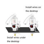 Rubinetto per riscaldamento elettrico con display digitale Riscaldatore di acqua calda istantaneo Spina europea, Digital Display Horizontal Tube, Digital Display Elbow, Digital Horizontal Tube With Leakage Protection, Digital Elbow With Leakage Protect...