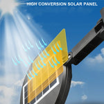 Lampada solare da parete con sensore corpo umano 144 LED
