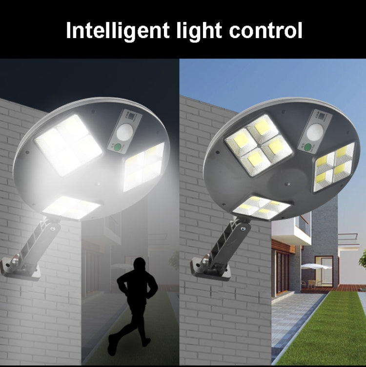 144 COB Solar Human Body Sensor Street Light Applique da parete da giardino con telecomando Luce di sicurezza per esterni