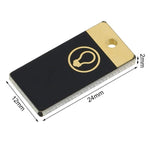 Luce notturna a LED con portachiavi di alimentazione USB Mini Pocket Card da 10 pezzi