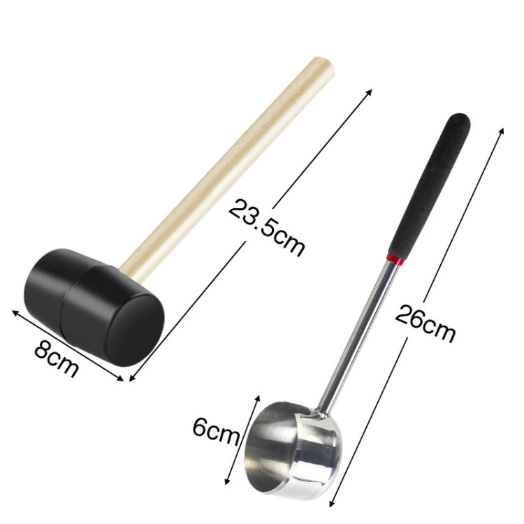 Set di strumenti per la rasatura di gusci di cocco in acciaio inossidabile 304 per aprire il cocco, 3 in 1 Coconut Opener, 2 in 1 Coconut Opener