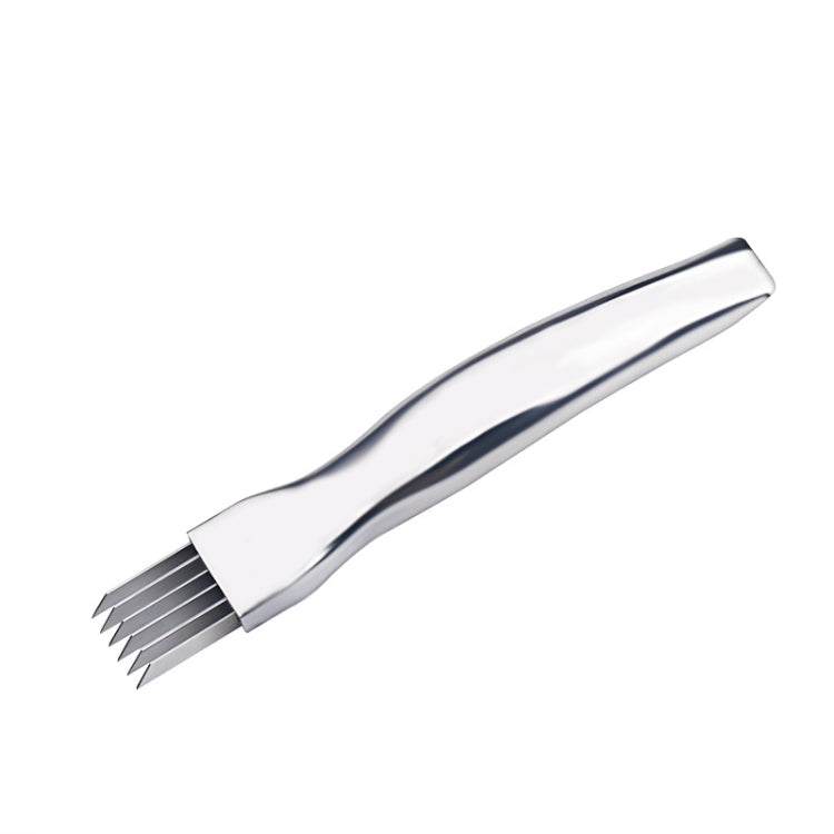Gadget da cucina per coltello scalogno in acciaio inossidabile da 2 pezzi, 15.7x1.8cm