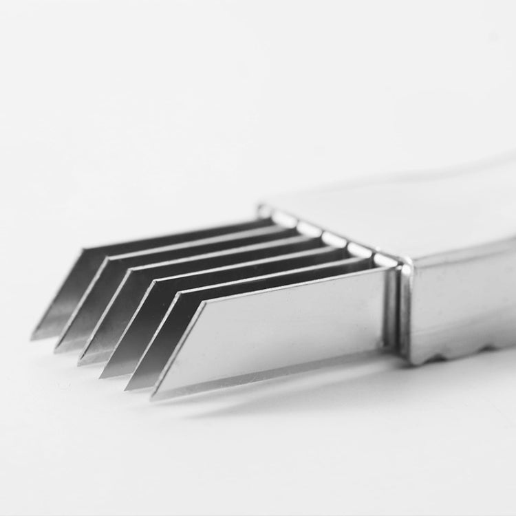 Gadget da cucina per coltello scalogno in acciaio inossidabile da 2 pezzi, 15.7x1.8cm