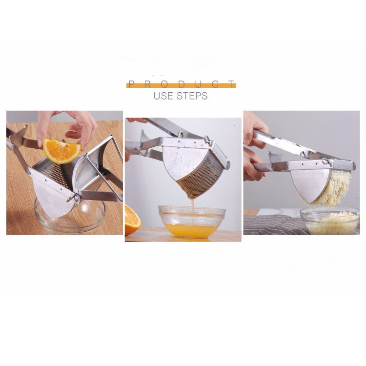 Schiacciapatate Manuale Spremiagrumi In Acciaio Inox Per Purè Di Patate, Potato Masher