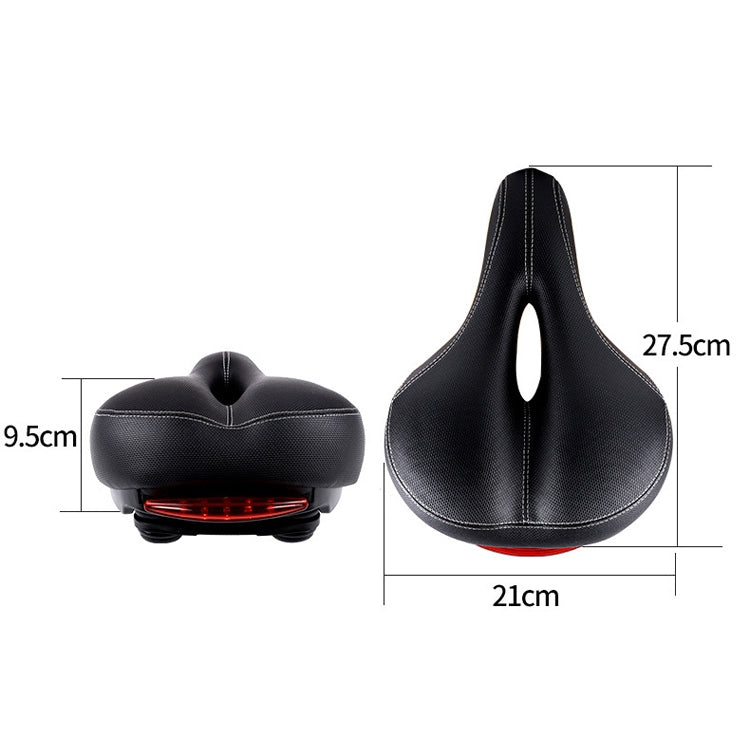 Sedile per bicicletta con fanali posteriori con cuscino per sella per bicicletta leggero per mountain bike, YF-1076-3