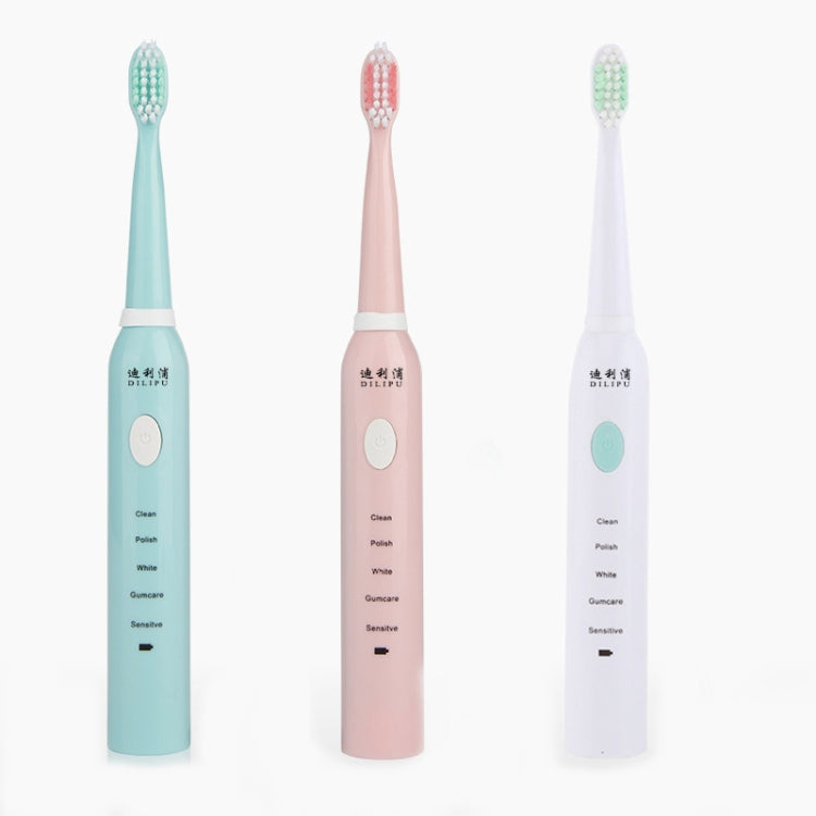 DELIPU Spazzolino elettrico ricaricabile Sonic Regolazione a 5 velocità Spazzolino sbiancante per capelli morbidi impermeabile per uso domestico per bambini, USB Charging Cable  (Blue), USB Charging Cable (Pink), USB Charging Cable (White)             ...