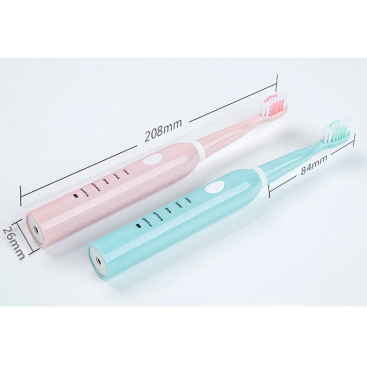DELIPU Spazzolino elettrico ricaricabile Sonic Regolazione a 5 velocità Spazzolino sbiancante per capelli morbidi impermeabile per uso domestico per bambini, USB Charging Cable  (Blue), USB Charging Cable (Pink), USB Charging Cable (White)             ...
