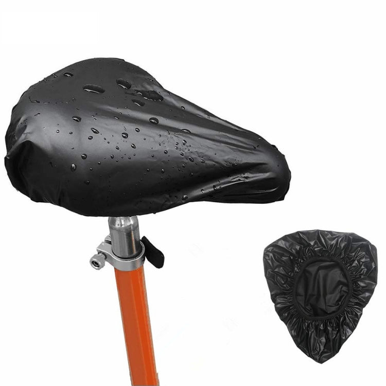 10 pezzi di copertura impermeabile per sella per bicicletta, coprisedile impermeabile in PVC, copertura antipioggia pressata a caldo, 10pcs Small, 10pcs Large