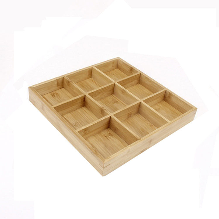Set di vassoi in legno per verdure con piatto caldo in bambù, piatto compartimentale, Large Nine Grid Plate, Six Grid Plate, Large Four Grid Bamboo Plate, Medium Four Grid Bamboo Plate, Small Four Grid Bamboo Plate, Three Grid Bamboo Plate, Two Grid Pl...