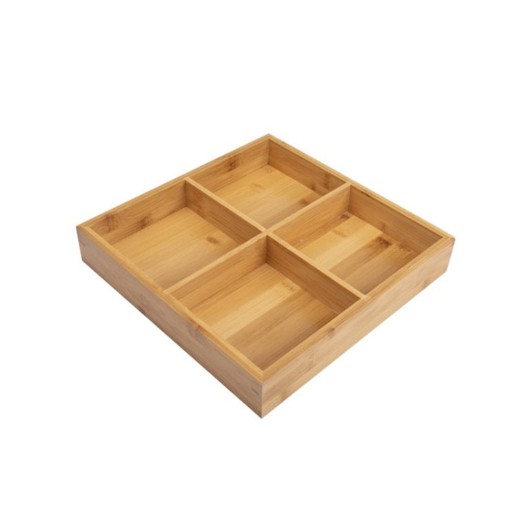 Set di vassoi in legno per verdure con piatto caldo in bambù, piatto compartimentale, Large Nine Grid Plate, Six Grid Plate, Large Four Grid Bamboo Plate, Medium Four Grid Bamboo Plate, Small Four Grid Bamboo Plate, Three Grid Bamboo Plate, Two Grid Pl...