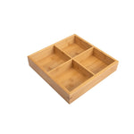 Set di vassoi in legno per verdure con piatto caldo in bambù, piatto compartimentale, Large Nine Grid Plate, Six Grid Plate, Large Four Grid Bamboo Plate, Medium Four Grid Bamboo Plate, Small Four Grid Bamboo Plate, Three Grid Bamboo Plate, Two Grid Pl...