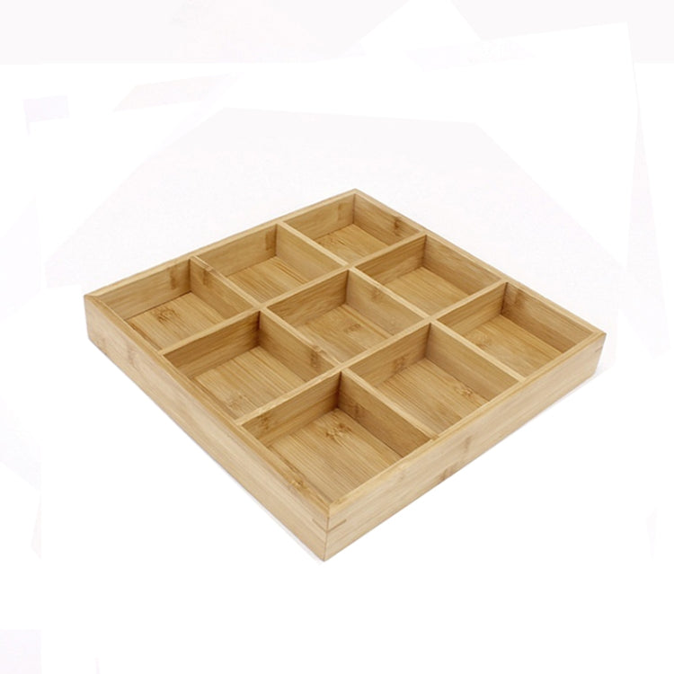 Set di vassoi in legno per verdure con piatto caldo in bambù, piatto compartimentale, Large Nine Grid Plate, Six Grid Plate, Large Four Grid Bamboo Plate, Medium Four Grid Bamboo Plate, Small Four Grid Bamboo Plate, Three Grid Bamboo Plate, Two Grid Pl...