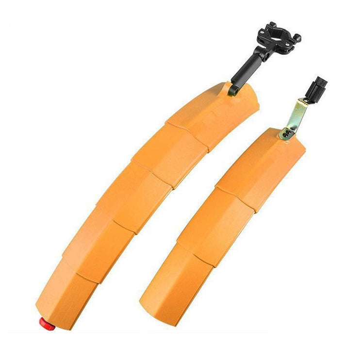 Parafango pieghevole telescopico per bicicletta Fanale posteriore a LED con ritenzione d'acqua estesa da 27,5 pollici