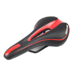 Sella per mountain bike, bici da strada, cuscino per seggiolino auto pieghevole, attrezzatura ciclistica, Black Red, Black Blue, Black White, Black Yellow, Dark Green, Full Black