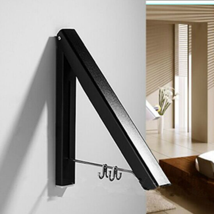 Stendino invisibile in alluminio spaziale multifunzionale, Black, Double Black + 80cm Crossbar, Double Black + 120cm Crossbar