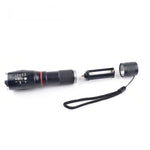 Zoom telescopico Torcia a luce forte Torcia a LED ricaricabile magnetica potente, Silver Head (No Battery, No Charger), Black Head (No Battery, No Charger), Silver Head (With Battery, EU Plug Charger), Black Head (With Battery, EU Plug Charger)