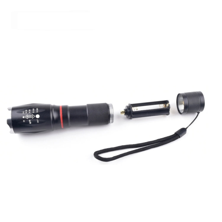 Zoom telescopico Torcia a luce forte Torcia a LED ricaricabile magnetica potente, Silver Head (No Battery, No Charger), Black Head (No Battery, No Charger), Silver Head (With Battery, EU Plug Charger), Black Head (With Battery, EU Plug Charger)