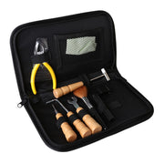 Set da 7 pezzi Kit per cambio corde per chitarra Strumento per la riparazione e la cura della chitarra, Guitar String Changing Kit
