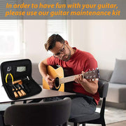 Set da 7 pezzi Kit per cambio corde per chitarra Strumento per la riparazione e la cura della chitarra, Guitar String Changing Kit