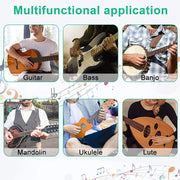Set da 7 pezzi Kit per cambio corde per chitarra Strumento per la riparazione e la cura della chitarra, Guitar String Changing Kit