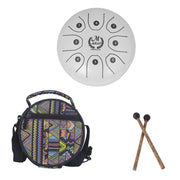 MEIBEITE Tamburo sanscrito con linguetta in acciaio C-Tune da 5,5 pollici Tamburo vuoto senza preoccupazioni, MEIBEITE White, MEIBEITE Red, MEIBEITE Black, MEIBEITE Golden, MEIBEITE Purple, MEIBEITE Blue, MEIBEITE Green