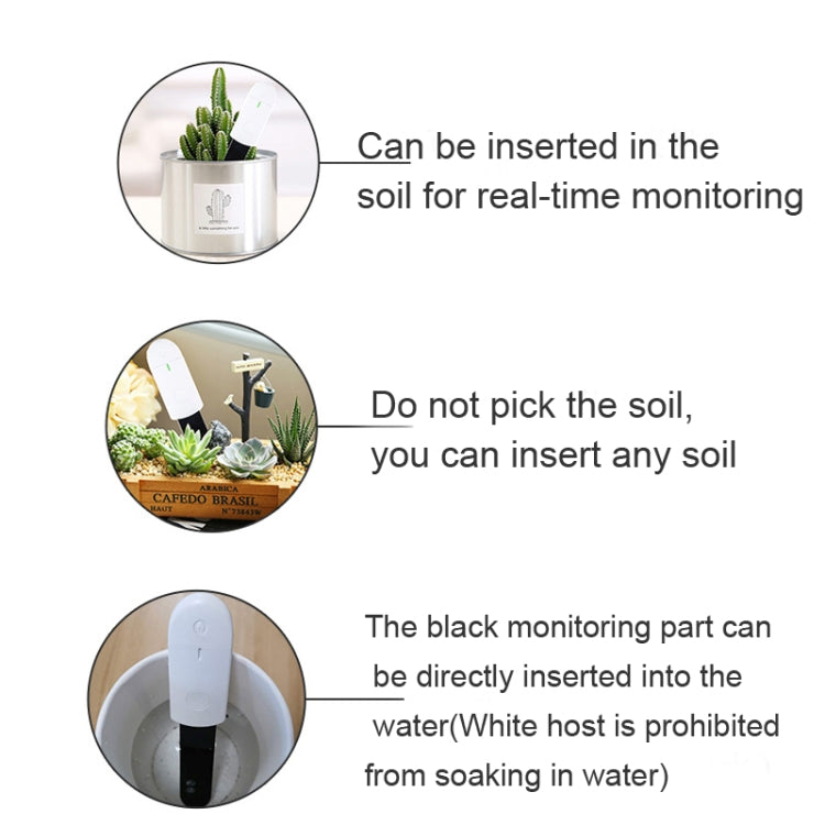 WN1803 Misuratore di umidità del suolo intelligente Tester Analisi dell'umidità Strumento di misura Fiori Erba Piante Coltivazione Attrezzo da giardinaggio, Intelligent Soil Moisture Meter