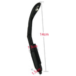 Lampada notturna a LED pieghevole con mini luci per libri con protezione per gli occhi da 5 pezzi, Clip-on Book Lights