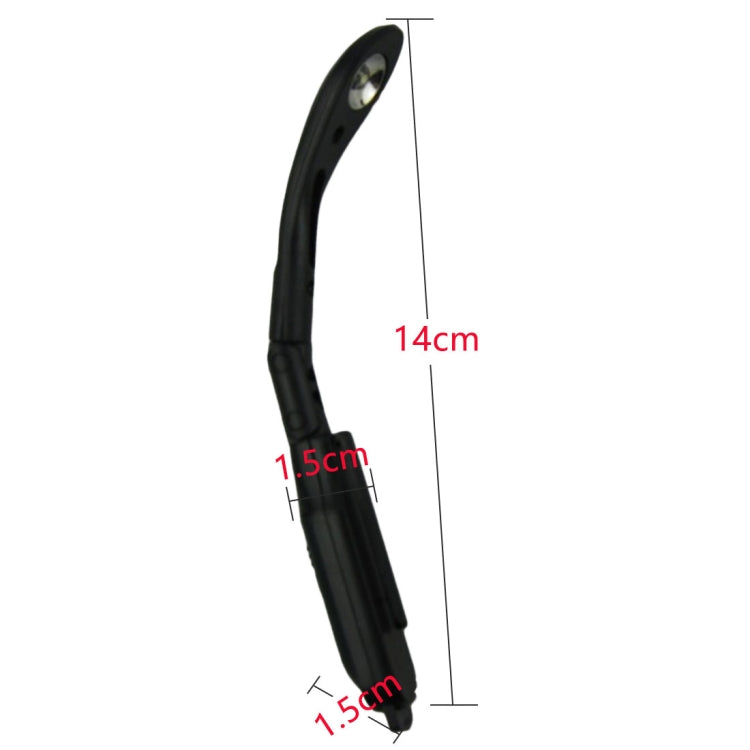 Lampada notturna a LED pieghevole con mini luci per libri con protezione per gli occhi da 5 pezzi, Clip-on Book Lights