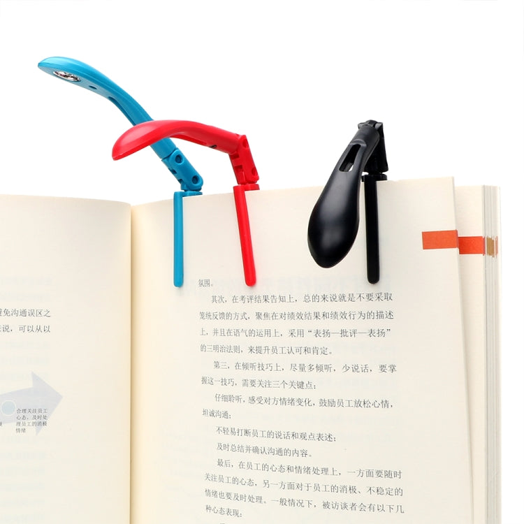 Lampada notturna a LED pieghevole con mini luci per libri con protezione per gli occhi da 5 pezzi, Clip-on Book Lights