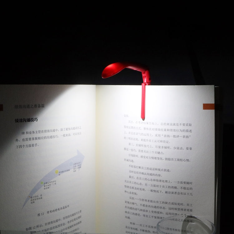 Lampada notturna a LED pieghevole con mini luci per libri con protezione per gli occhi da 5 pezzi, Clip-on Book Lights