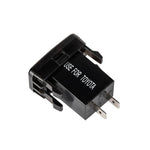 Modifica non distruttiva del foro originale del caricatore per auto del caricatore per auto doppio USB con linea adatta per Toyota